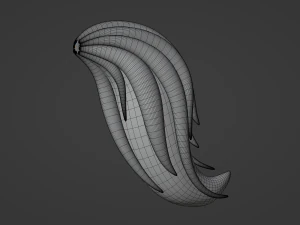 尾巴 3D 模型