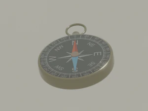 罗盘 3D 模型