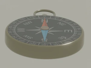 罗盘 3D 模型