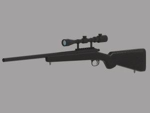 Sniper Rifle 3D-Modell