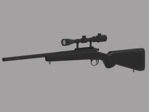 Sniper Rifle 3D Model