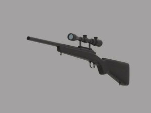 Sniper Rifle 3D-Modell