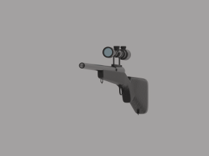 Sniper Rifle 3D-Modell