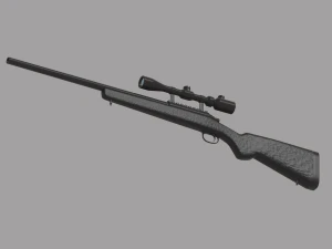 Sniper Rifle 3D Model