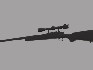 Sniper Rifle 3D-Modell