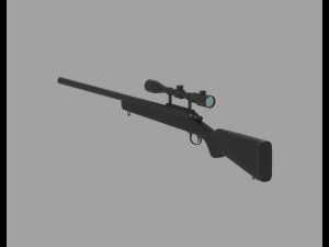 Sniper Rifle 3D-Modell