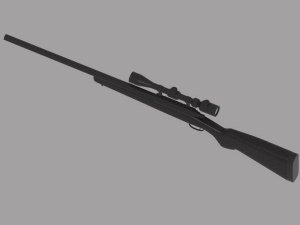 Sniper Rifle 3D-Modell
