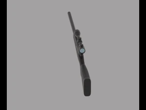Sniper Rifle 3D Model