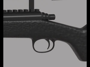 Sniper Rifle 3D Model