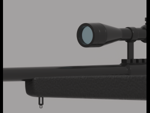 Sniper Rifle 3D-Modell