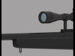 Sniper Rifle 3D Model