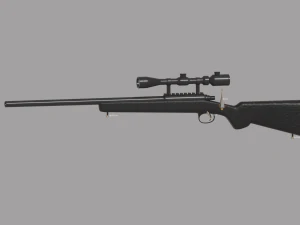 Sniper Rifle 3D Model