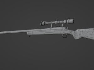 Sniper Rifle 3D-Modell