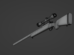Sniper Rifle 3D-Modell