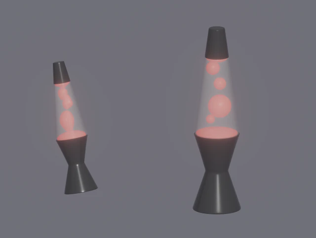 Lava Lamp 3D Model .c4d .max .obj .3ds .fbx .stl .blend 