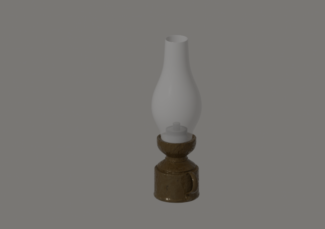 Oil Lamp 3D मॉडल .c4d .max .obj .3ds .fbx .stl .blend 