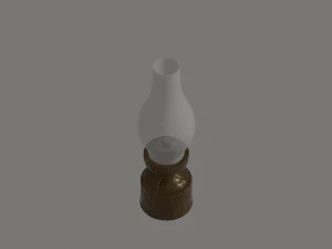 Oil Lamp 3D Model