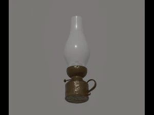 Oil Lamp 3D Model