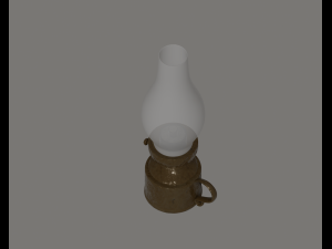 Oil Lamp 3D मॉडल