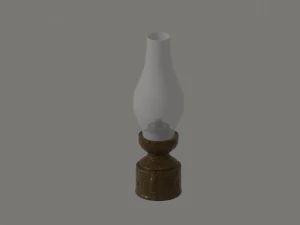 Oil Lamp 3D Model