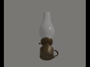 Oil Lamp 3D मॉडल