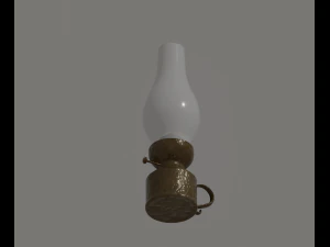 Oil Lamp 3D Model