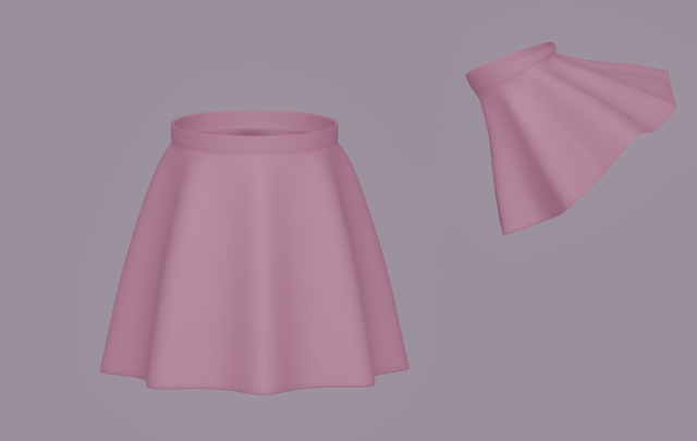 Skirt 3D-Modell .c4d .max .obj .3ds .fbx .stl .blend 