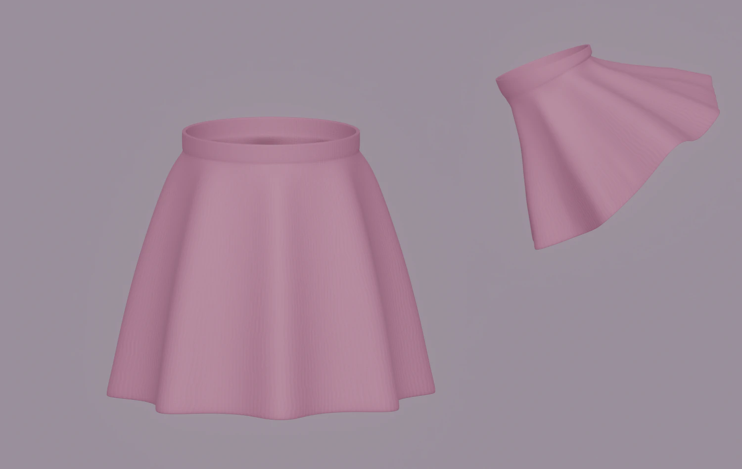 Gonna Modello 3D .c4d .max .obj .3ds .fbx .stl .blend 