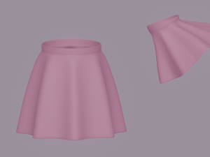 Skirt 3D 모델