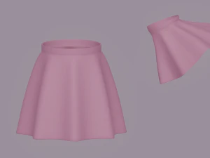 スカート 3Dモデル