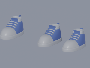 Toon Shoes 3D 모델