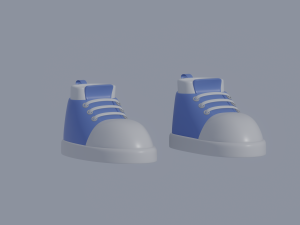 Toon Shoes 3D Модель