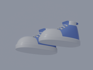 Toon Shoes 3D Модель