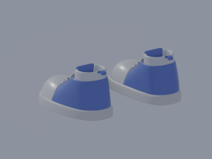 Toon Shoes 3D Модель