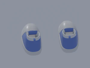 Toon Shoes 3D Model