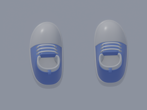 Toon Shoes 3D Модель