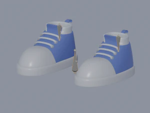 Toon Shoes 3D Model