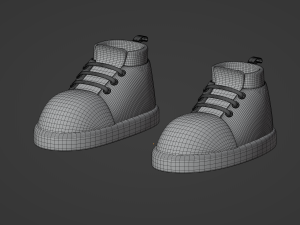 Toon Shoes 3D Модель