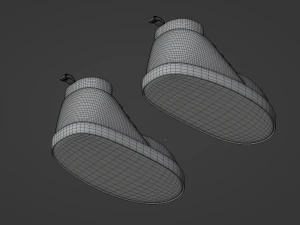 Toon Shoes 3D Model