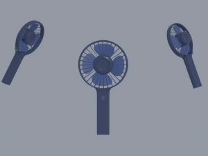 Mini Handheld Fan 3Dモデル