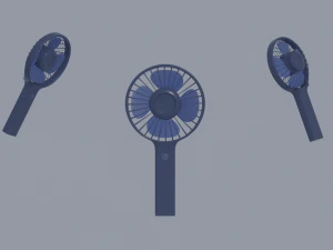 ミニハンディファン 3Dモデル
