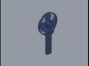 Mini Handheld Fan 3D Model