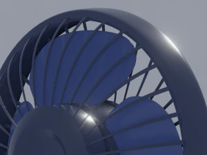 Mini Handheld Fan 3D Model