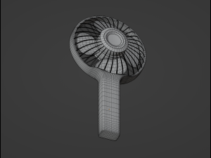 Mini Handheld Fan 3D Model