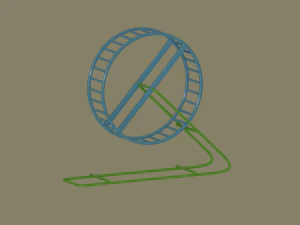 ハムスターホイール 3Dモデル