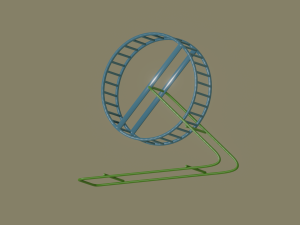 Hamster Wheel 3D Model
