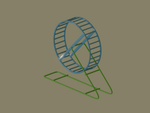 Hamster Wheel 3D Model