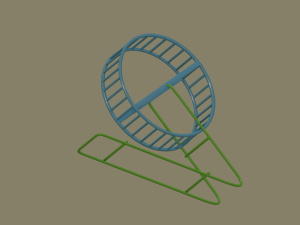 Hamster Wheel 3D Model
