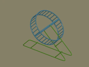 Hamster Wheel 3D Model