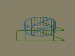 Hamster Wheel 3D Model